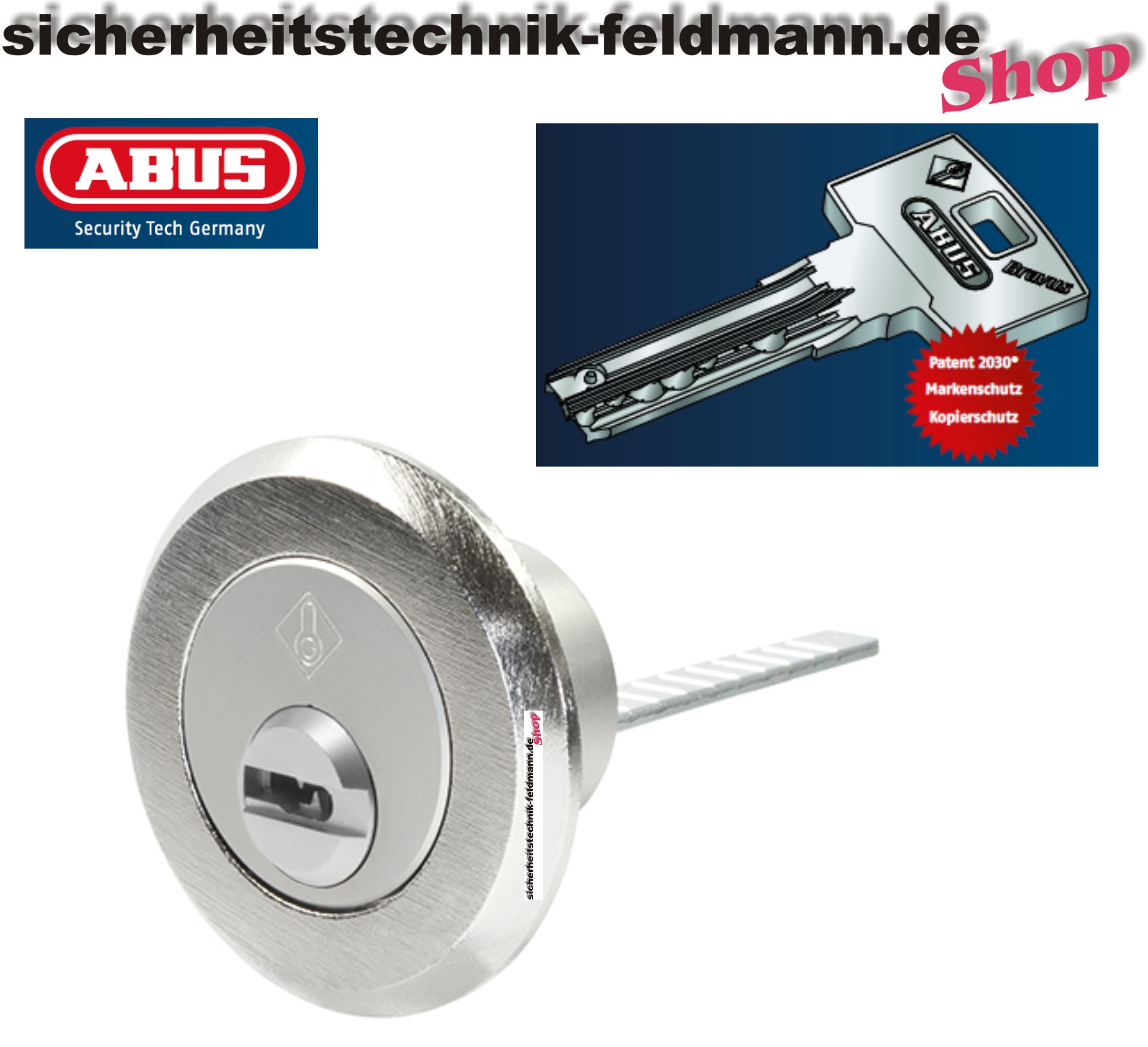 ABUS 7010 (EK) mit EC660 Zylinder Tür-Zusatzschloss, mit Sicherungskarte  KFW förderbar, Sicherheitstechnik für Haus, Büro günstig kaufen